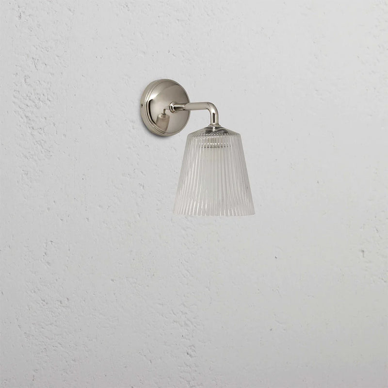 Richmond Small Wall Light w/ Fluted Glass