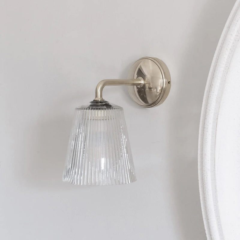 Richmond Small Wall Light w/ Fluted Glass