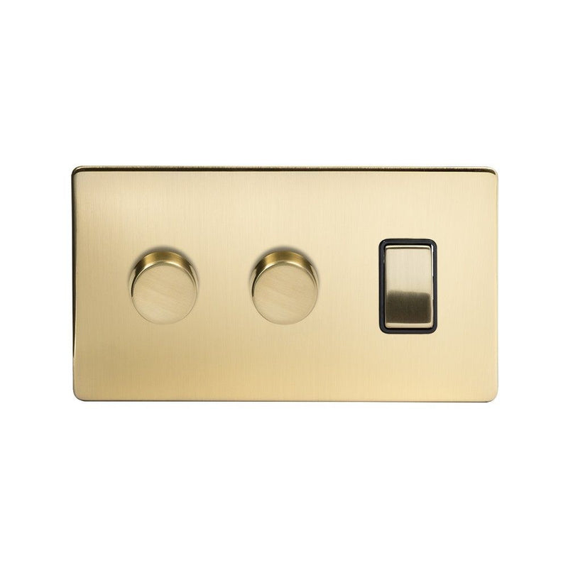 3G Light Switch w/ 2 Dimmers