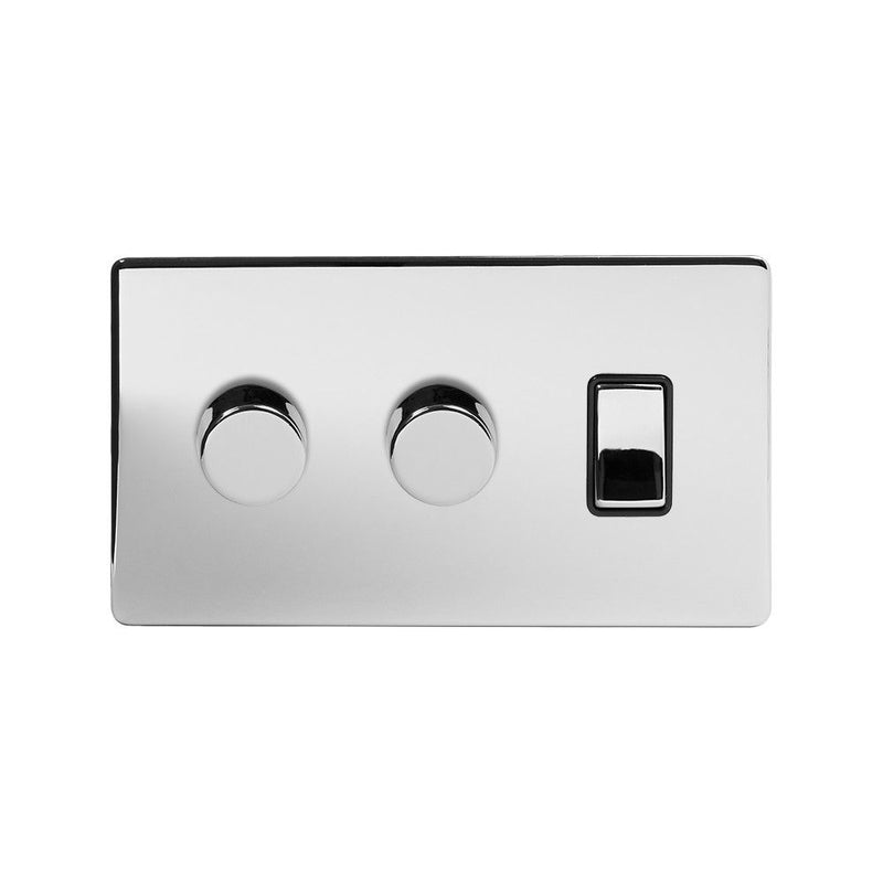 3G Light Switch w/ 2 Dimmers