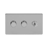 3G Toggle Switch w/ 2 Dimmers