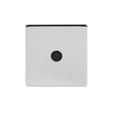 20A Flex Outlet Plate w/ Black Insert