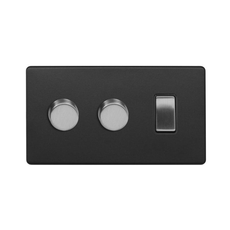 3G Light Switch w/ 2 Dimmers